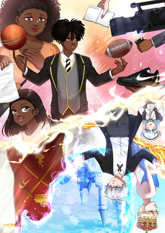 Akihabara to Agartha comic panel